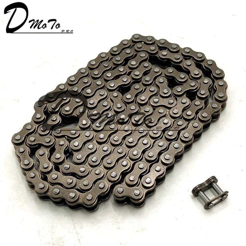 25H chain with Spare Master Link 47cc 49cc 2 Stroke Engine ATV Quad Go Kart Dirt Pocket Mini Motor Bike Motorcycle  section144
