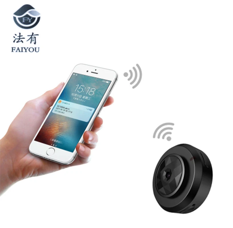 

FAIYOU C6 Small WIFI Camera IP MINI Camcorder DV Control By Phone Computer for Home Security HD DVR 720P H.264 .MP4 Video Cam