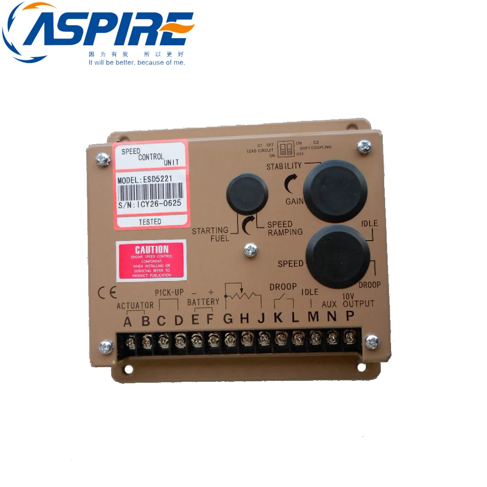 

Speed control unit ESD5221 Governor