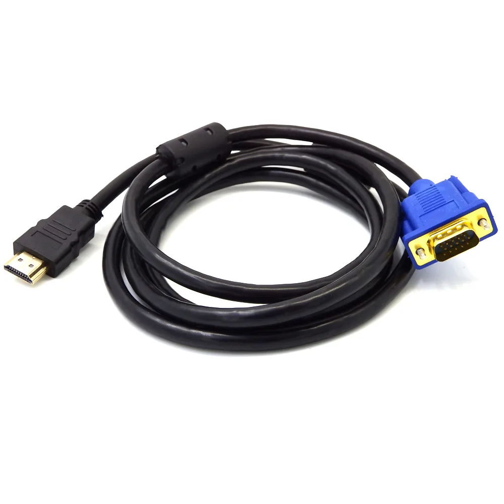 Кабель-переходник 1 8 м 1080P HDMI в VGA 15pin штекер для HDTV HD LCD высокое качество продукт Z513