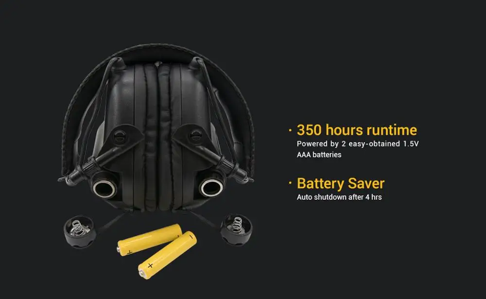 Fone de Ouvido Fones de Ouvido para Tiro Opsman Earmor Tático Orelha Muff Proteção Auditiva M31 Airsoft Esporte Earmuff Ativo 16 Opsman earmor tático orelha muff proteção auditiva