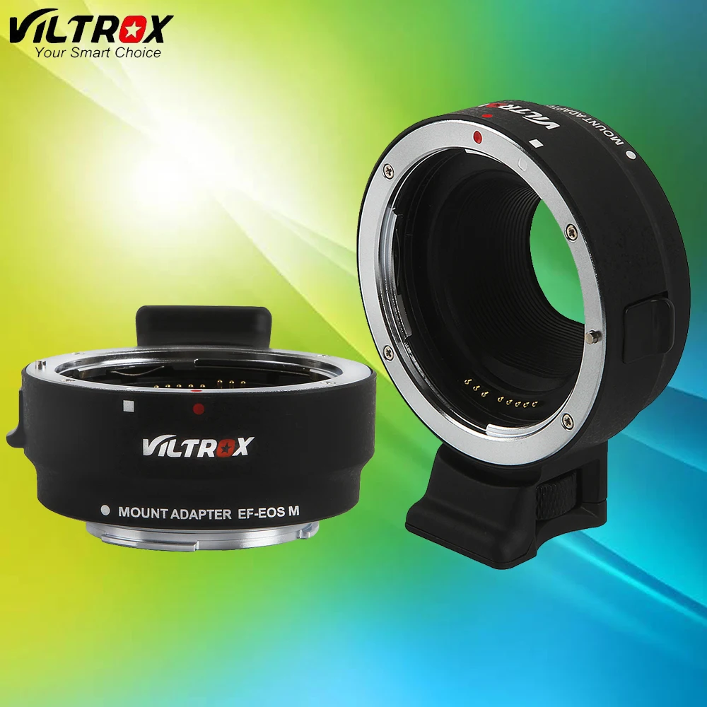 

Viltrox EF-EOSM Electronic Auto Focus Lens adapter for Canon EOS EF EF-S lens to EOS M EF-M M2 M3 M5 M6 M10 Mount Adapter