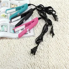 Мини путешествия женщина высокое качество керамика портативный выпрямитель для волос аксессуары волос#0405 BB