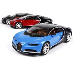 1:24 спортивный автомобиль Bugatti Chiron Simulatio Collective Edition Металл Материал гоночный автомобиль коллекция сплав подарок для малыша