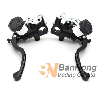 

Free shipping Motorcycle 7/8" Hydraulic Left/right set Clutch&brake Master Cylinder Levers For Ducati BMW Honda Kawasaki Suzuki