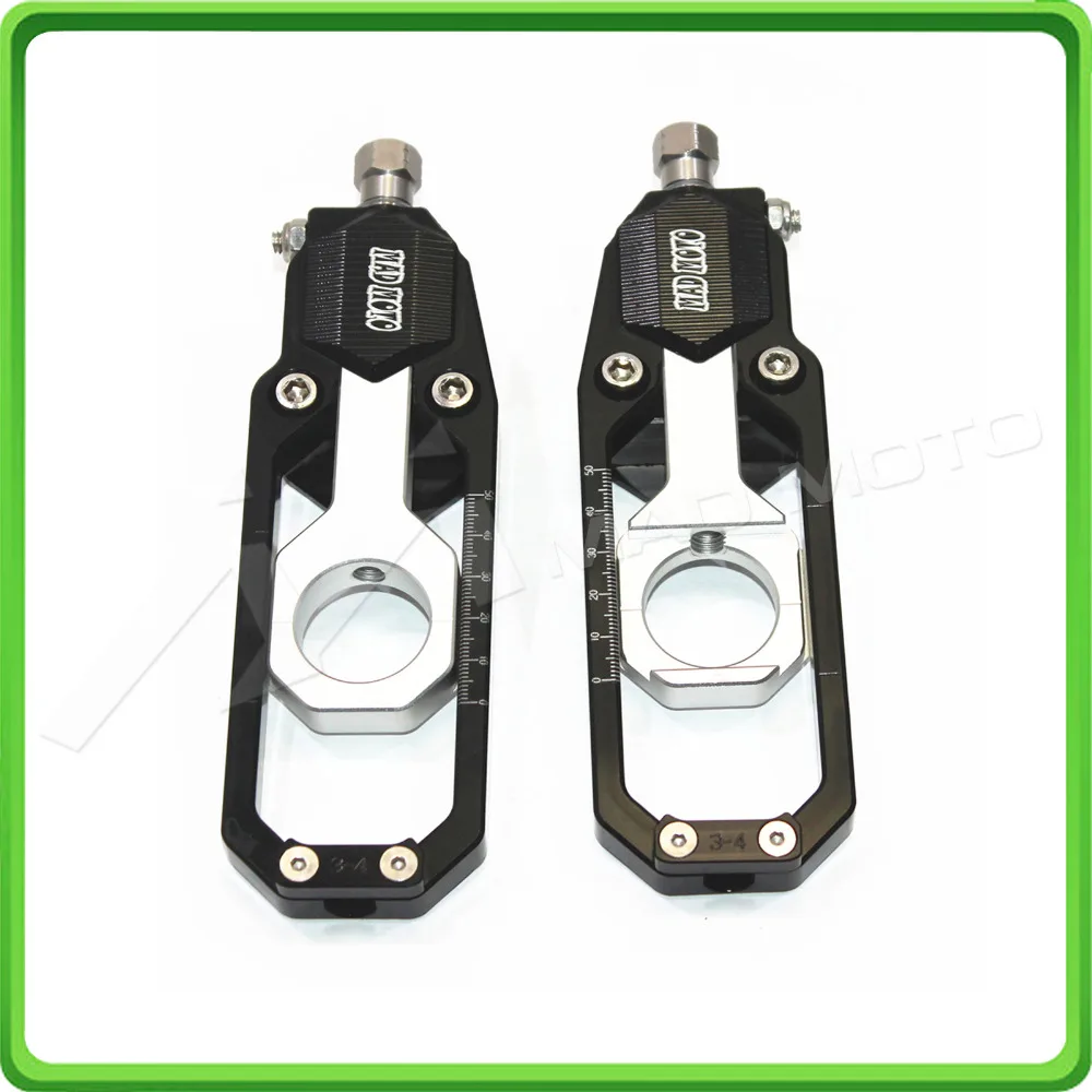 Motorcycle Chain Tensioner Adjuster for SUZUKI GSXR600 GSXR750 GSX-R GSXR 600  750 2011 2012 2013 2014 2015 2016 Black&Silver (1)