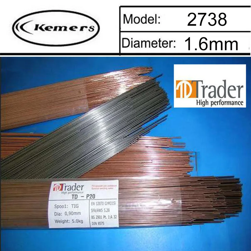 

1KG/Pack Trader Mould Welding Wire 2738 Pairmold Welding Wires for Welders 1.6mm LU0433