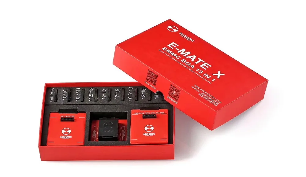 2018 MOORC E-MATE X E MATE PRO BOX EMMC BGA 13 IN 1 поддержка 100 136 168 153 169 162 186 221 529 | Мобильные телефоны и