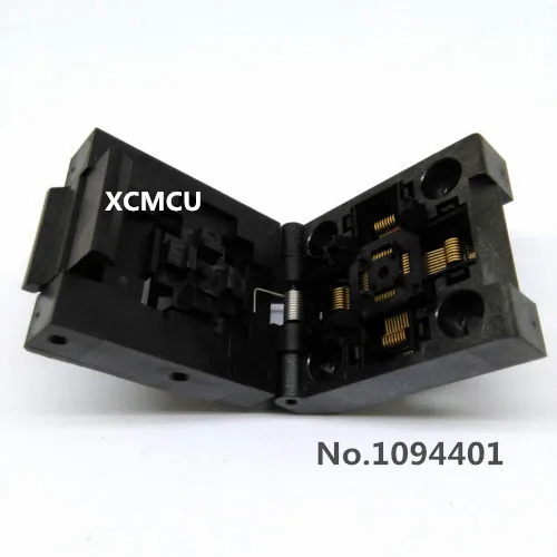 

1pcs* QFP32 TQFP32 LQFP32 Clamshell Pitch 0.5mm Test Burn in Socket IC51- 0324-805