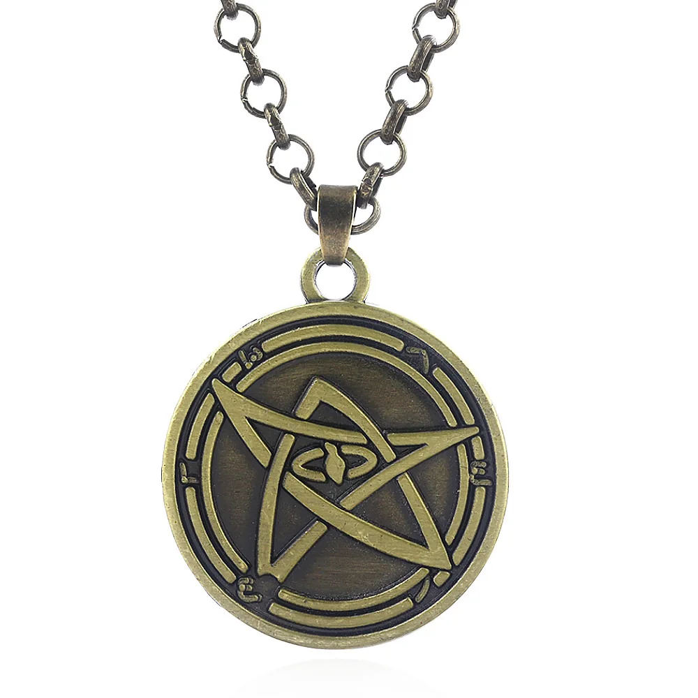 Cthulhu Mythos Necklace God Yog Sothoth Star System COC TRPG The Elder Sign Long Necklace for Women Men Choker Keyring Jewelry|Pendant Necklaces| - AliExpress