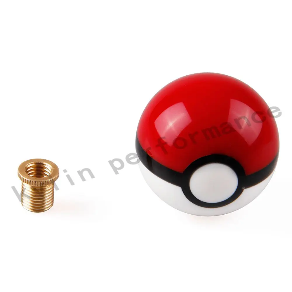 Диаметр 54 мм Pokemon PokeBall Racing ручка переключения передач M10X1.5/M8x1.25/M10x1.25/M12x1.25 SK058