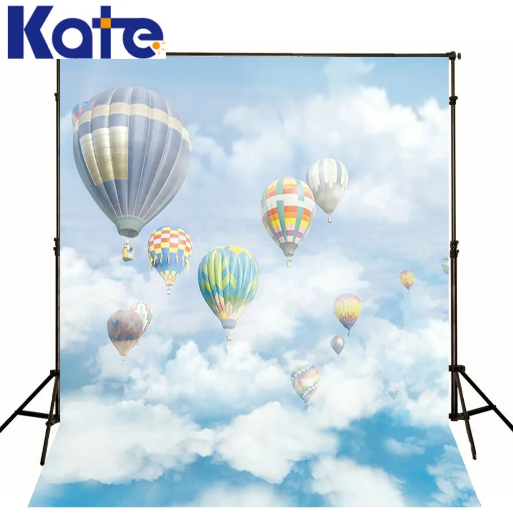 

New Arrival Background Fundo Hot Air Balloon Sky Clouds 600Cm*300Cm Width Backgrounds Lk 2616