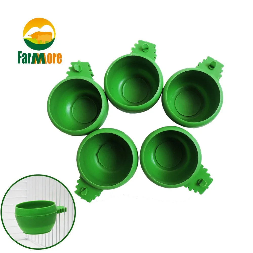 

5PCS Parrot Little pet Mini Food Water Bowl Feeder Pigeons Birds Cage Sand Cup Feeding Drinking Cup