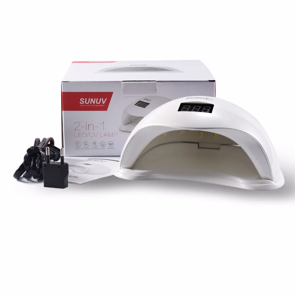 Dryer Sun5 Timer 40Off Display 48w Nail Bottom Dryers With 30s60s In Dual Lcd From Uv Gel Light Curing Us26 Lamp sunuv 87 Polish Led wvNnm80