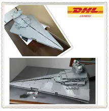 Free shipping LEPIN 05027 3250Pcs Star Wars Imperial Star Destroyer Model Building Kit Minifigure Blocks Bricks Compatible10030