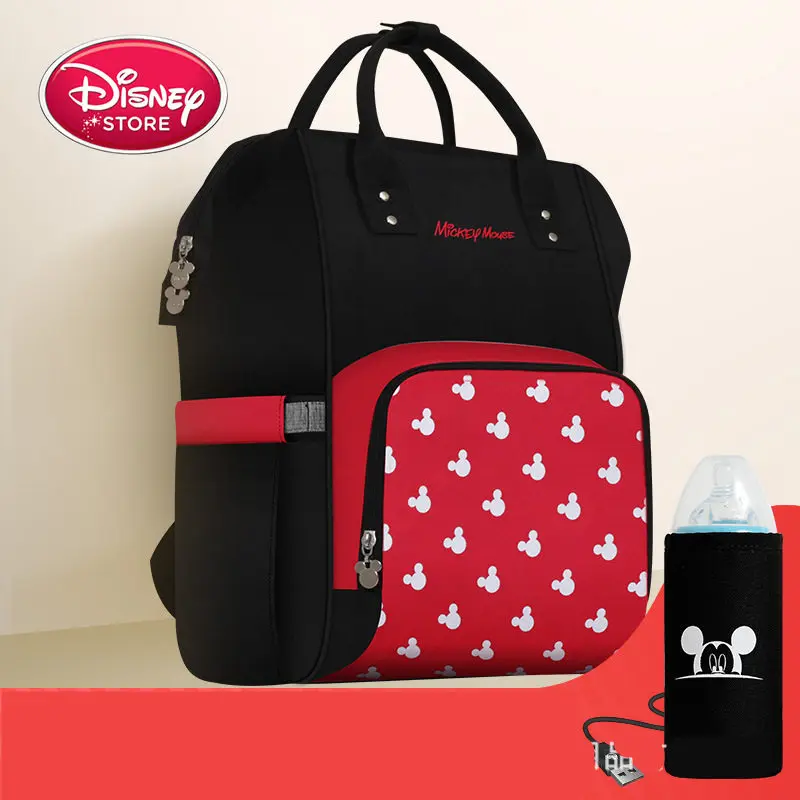 Disney Мумия сумка с usb обогреватель детские пеленки мешок мокрой сумкой для