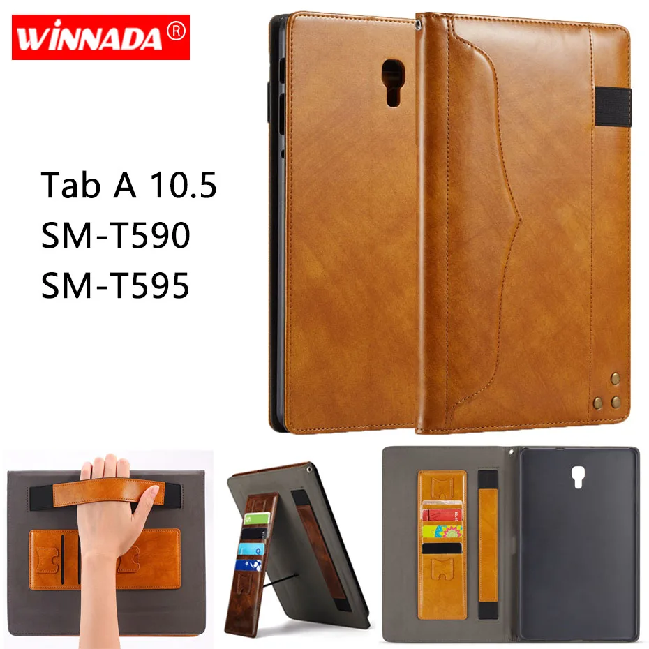 

Luxury tablet case for Samsung galaxy Tab A 10.5 T590 T595 business style multifunctional cover for Samsung SM-T590 SM-T595