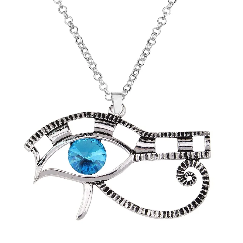 Men Necklace Eye of Horus The Eye of Ra Horus Pendant Necklace Vintage