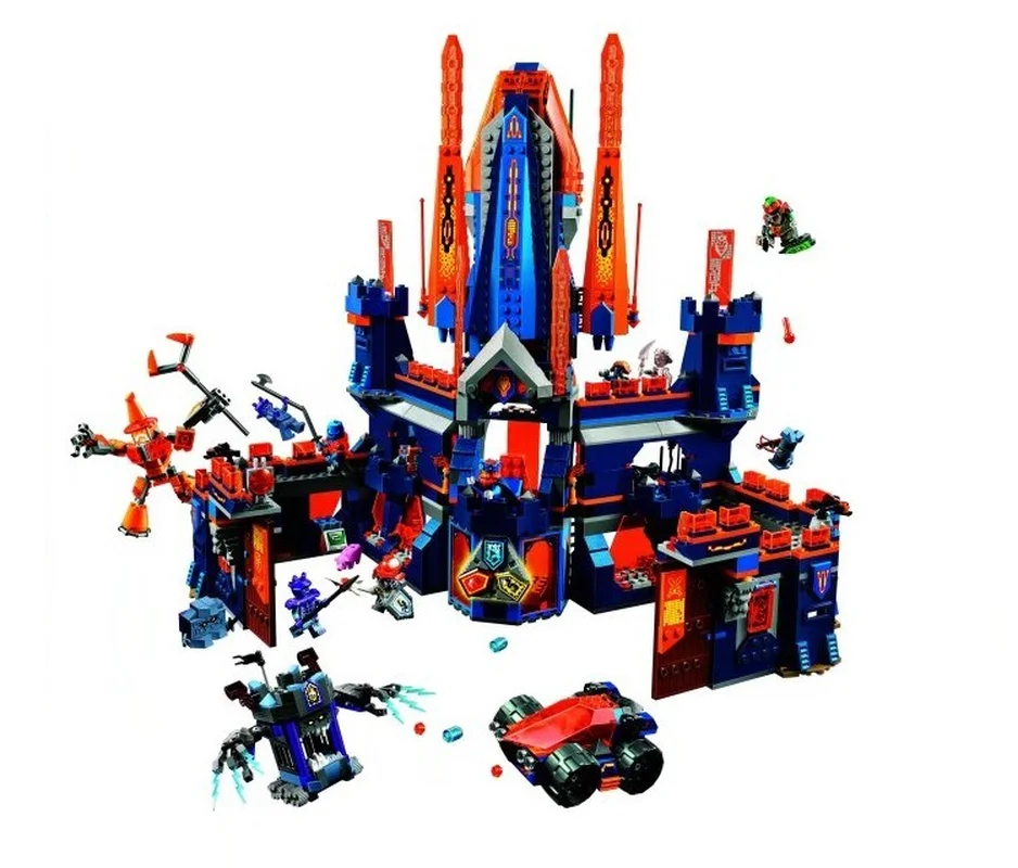 

10706 BELA 1468Pcs Nexo Knights Knighton Castle Model Building Blocks Enlighten Figure Toys Children Compatible Legoings Nexus