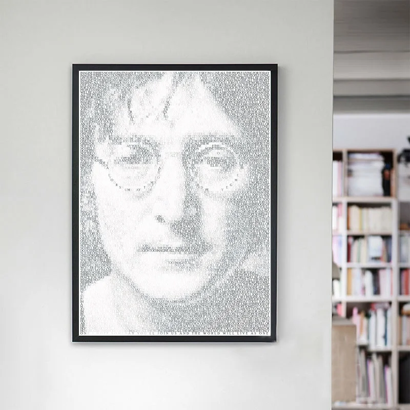 

John Winston Lennon Art Canvas Poster and Print Canvas Painting Decorative Picture for Living Room