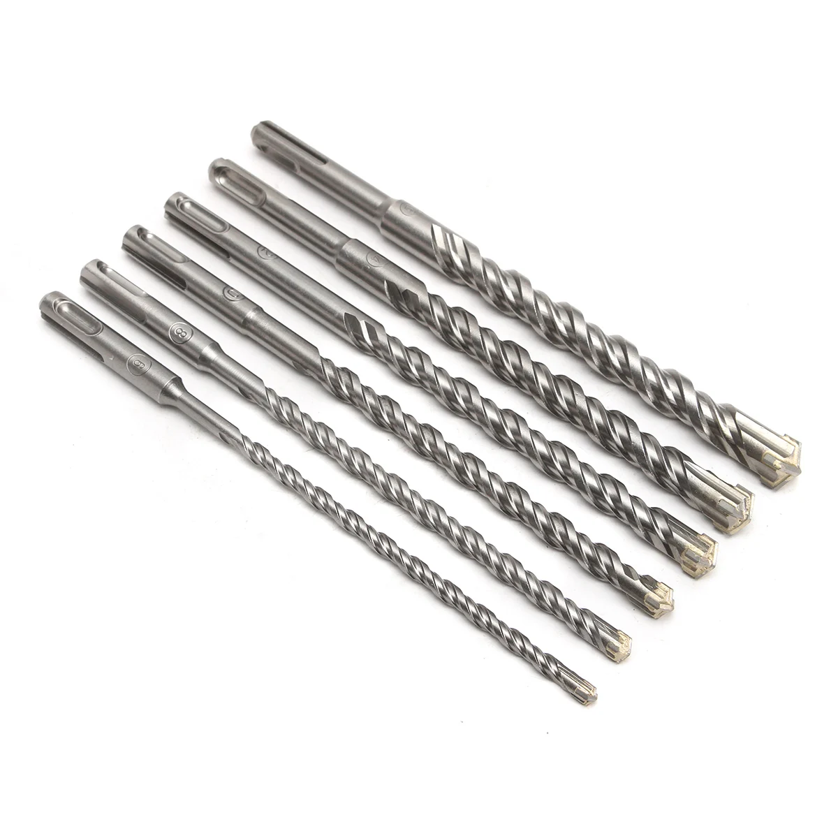 SDS Plus Crosshead Drill Bits Concrete Tungsten Carbide Tip 210mm Carbide Twin Spiral Drilling Efficiency High Precision Durable SDS Plus Crosshead Drill Bits Concrete Tungsten Carbide Tip 210mm Carbide Twin Spiral Drilling Efficiency High Precision Durable