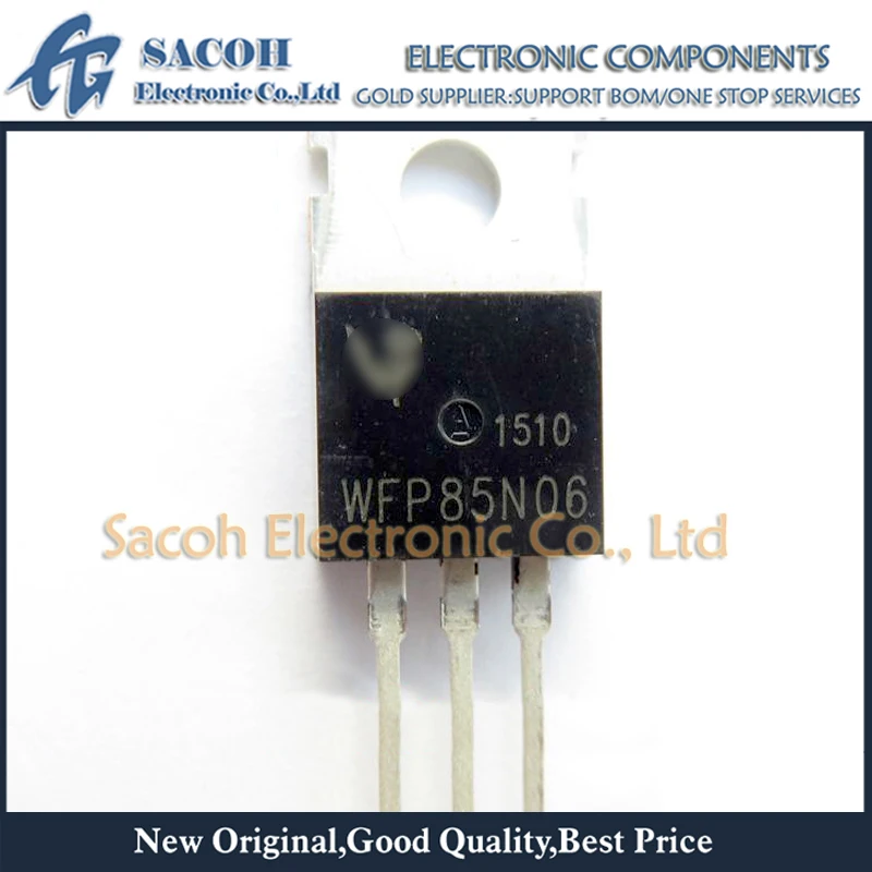 

New Original 10PCS/Lot WFP85N06 85N06 OR SUP85N06-05 HRP85N06K TO-220 85A 60V MOS Transistor