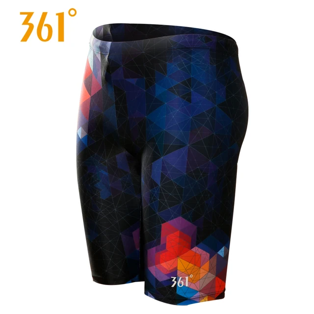 361 Mens High Quality Athletics Swim Trunks Sports Beachwear Quick Dry Pool Swimming Shorts Elastic Tight Board Shorts Plus Size 361184037