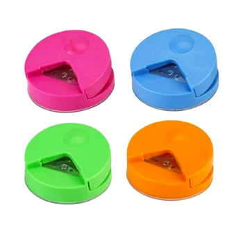 

1Pcs R4 Plastic Corner Rounder Paper Punch Handmade Card Photo Cutter Tool For Scrapbooking Postcard Craft Making Color Random