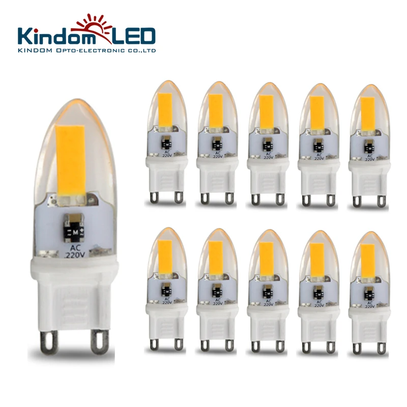 KINDOMLED 10 stks G9 COB LED Lamp/Licht 1.5 W 3 W 230 V 220 V 110 V AC