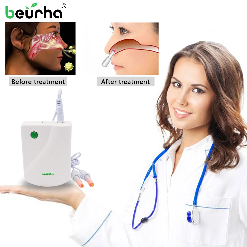 

Proxy BioNase Nose Rhinitis Sinusitis Cure Therapy Massage Hay fever Low Frequency Pulse Laser Nose Health Care Cleaning Machine