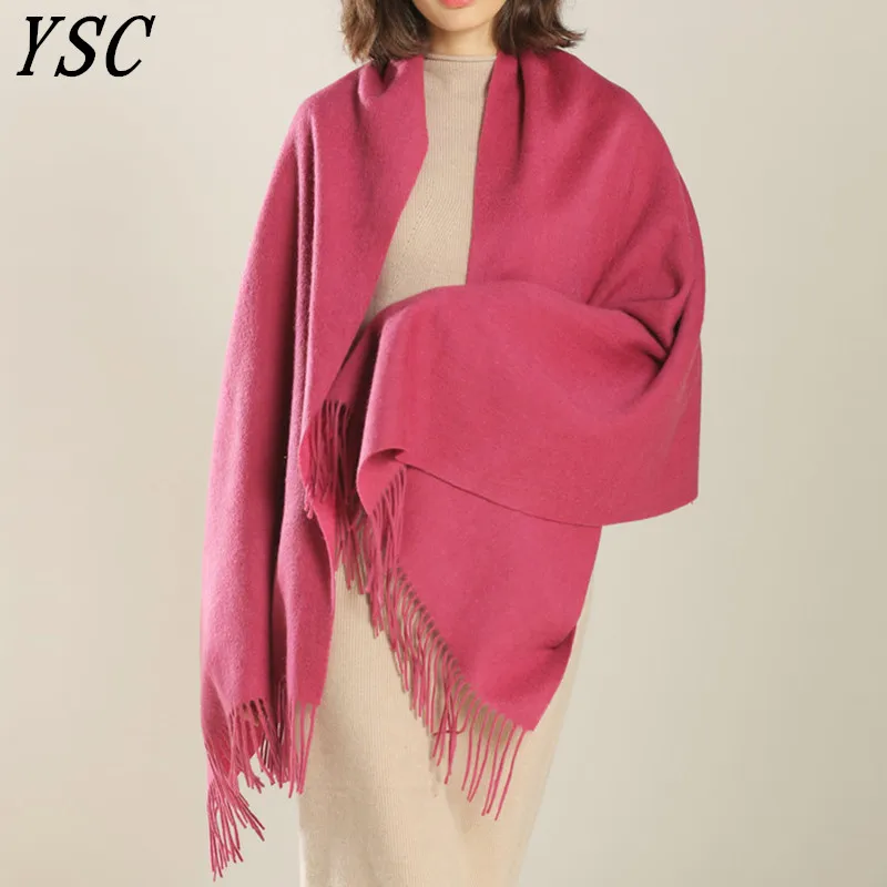 

Wholesale price 2017 New style Momen 100% Wool Scarf Warm fashion knitted scarf Solid color 180cmX70cm Free Shipping