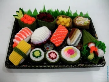 

armigurumi doll rattle play food model number w155