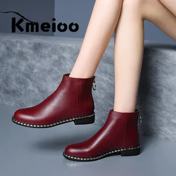 

Kmeioo new F naked boots, short boots, fashion sexy motorcycle boots