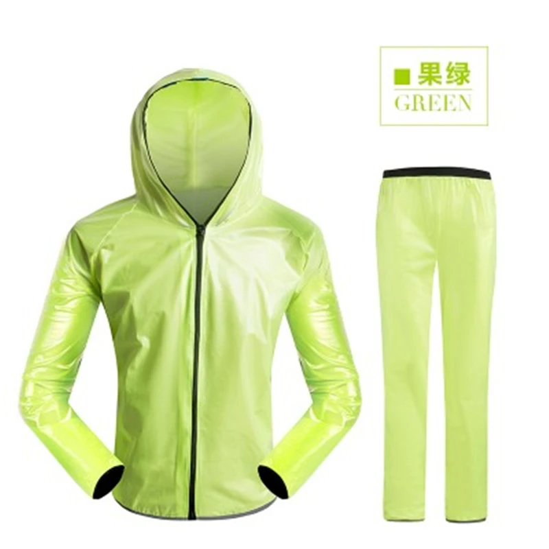 

Cycling bike Raincoat Sets Mountain Bike Cycling wear blouses and trousers