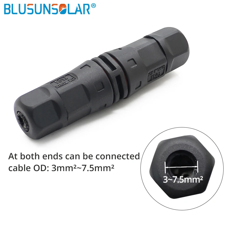 20 sets 2Pin 3Pin M15 I Type Screw Lock Wire Waterproof Connector