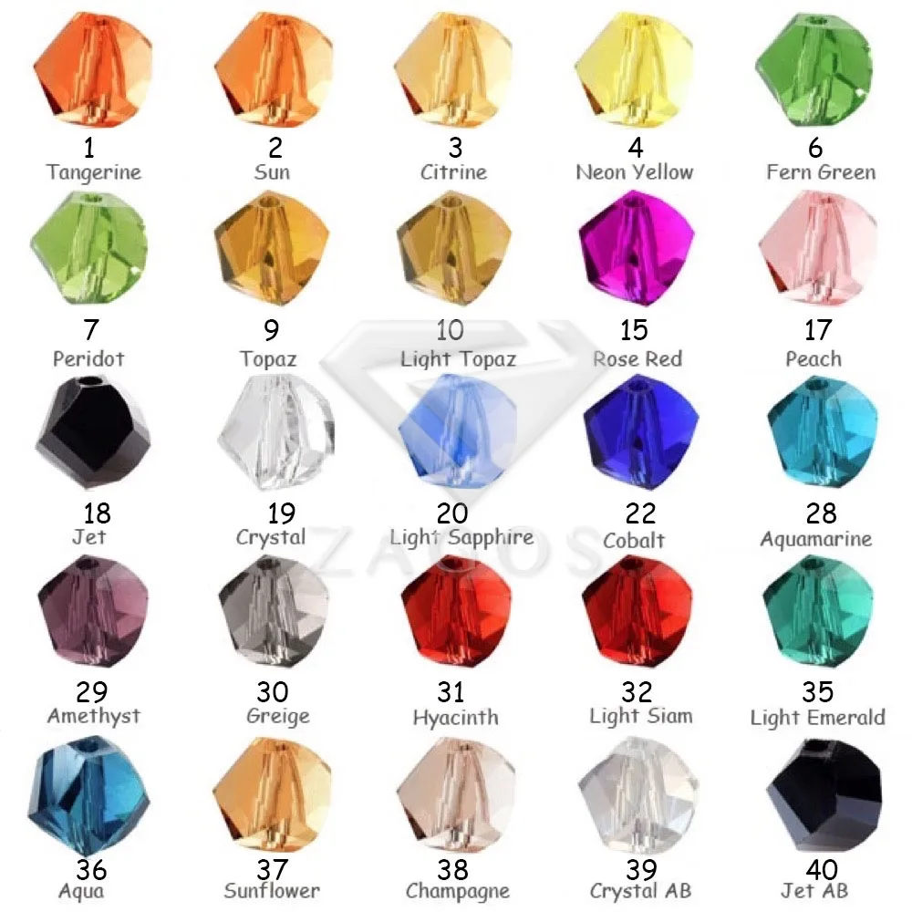 

50 Color Choose 72Pcs 6mm Helix Crystal Loose Beads For DIY Jewelry Making Bracelet Necklace Wholesale CR0362