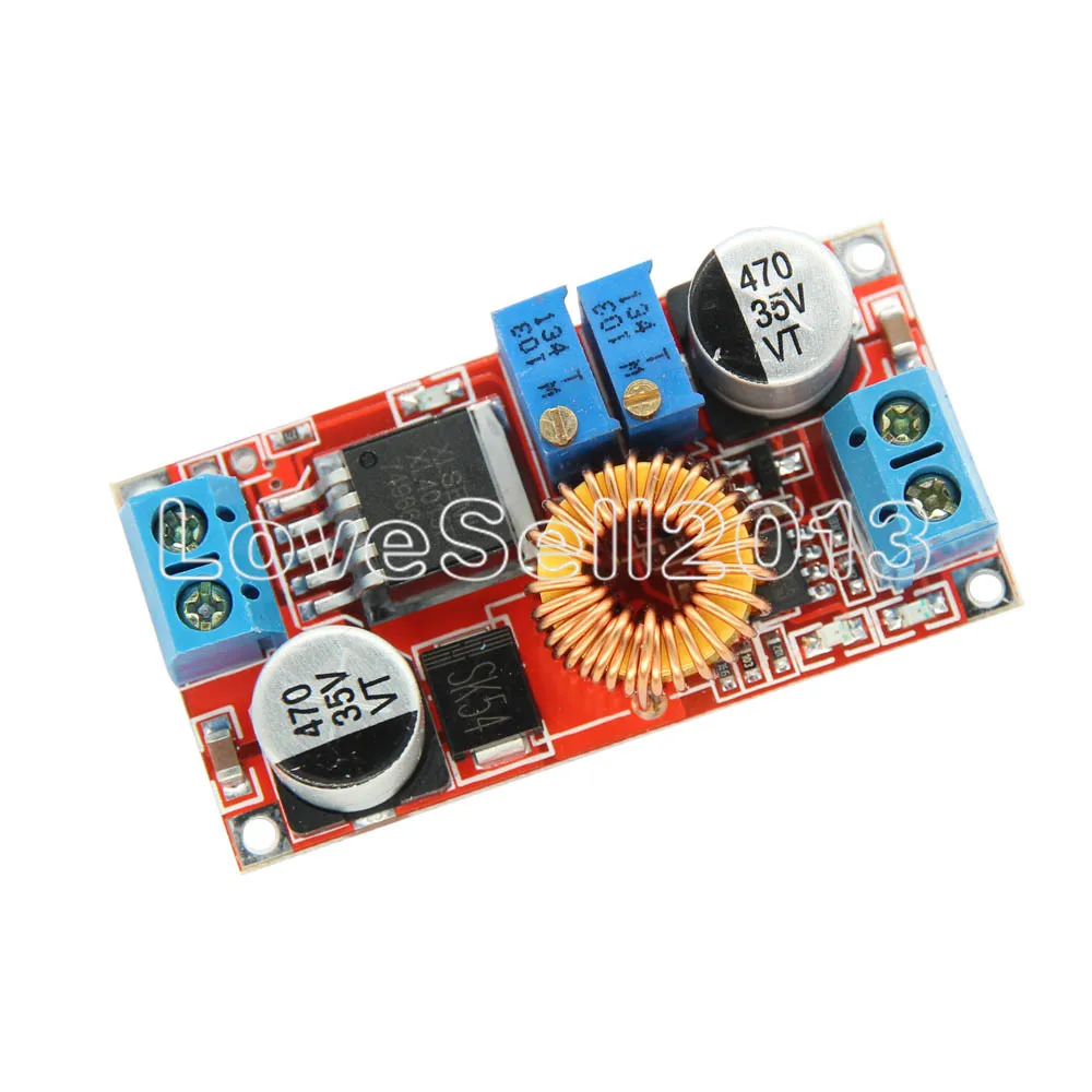 

CC/CV Adjustable Max 5A Step-Down Buck Charging Board XL4015 Lithium Battery Charger Converter Module DC-DC 0.8-30V To 5-32V