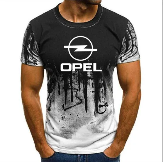 

2019 new Style T shirts Men High Quality S-4XL Summer Fashion Opel T-shirt Casual Short Sleeve O-neck Print T shirt