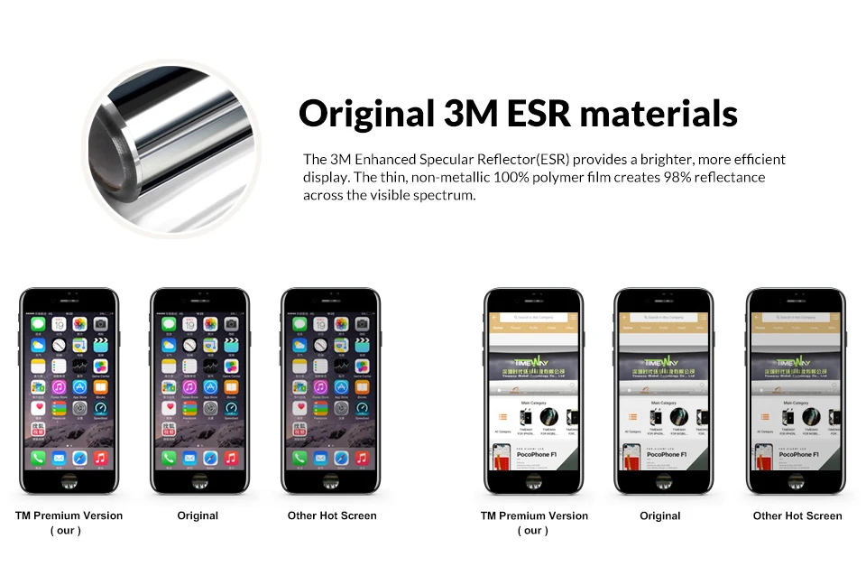 Премиум ESR для iPhone 6S ЖК-дисплей без битых пикселей дисплей с 3D кодирующий преобразователь сенсорного экрана в сборе мобильный телефон Pantalla Замена