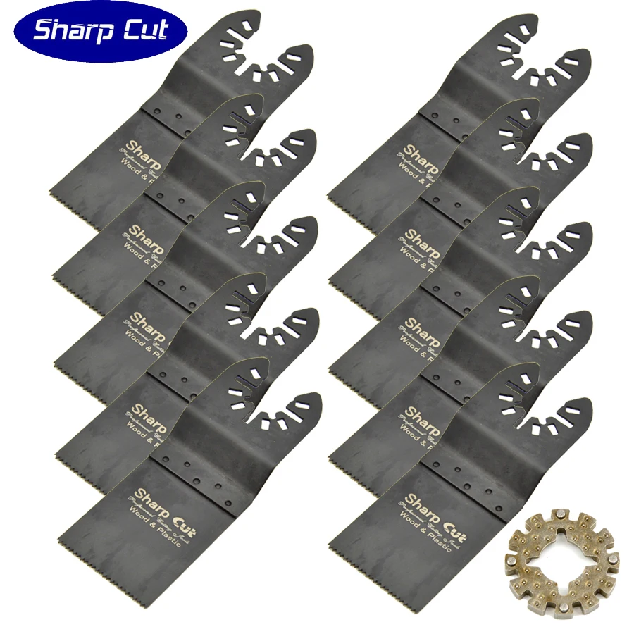 Buy 34mm 10pcs Blades with 1pc Adapter Professional