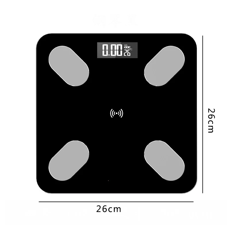 Новинка, хит, Bluetooth, приложение, весы для баланса жира, интеллектуальный электронный светодиодный, цифровой, весы для ванной, весы для Android IOS