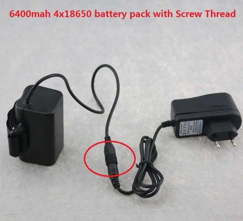 20000mAh 4*26650 8.4v Rechargeable Battery For T6//U2 Road Cycling Bicycle Light