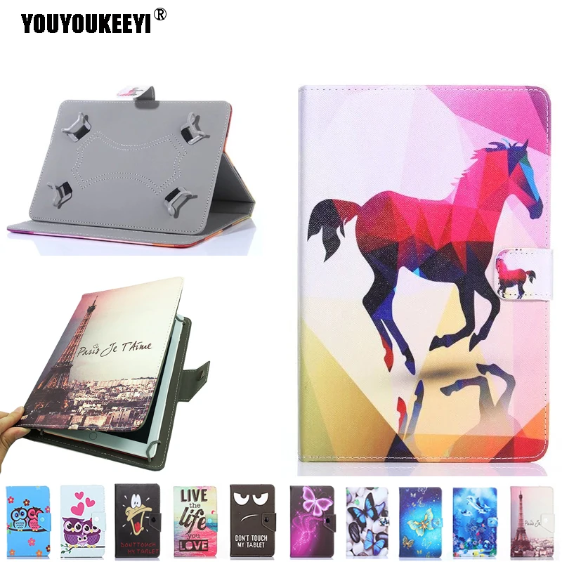 

Universal Cartoon Painted Stand Cover for 7inch 8inch tablet Teclast P80pro X80HD X80H X80power X80plus case+gifts