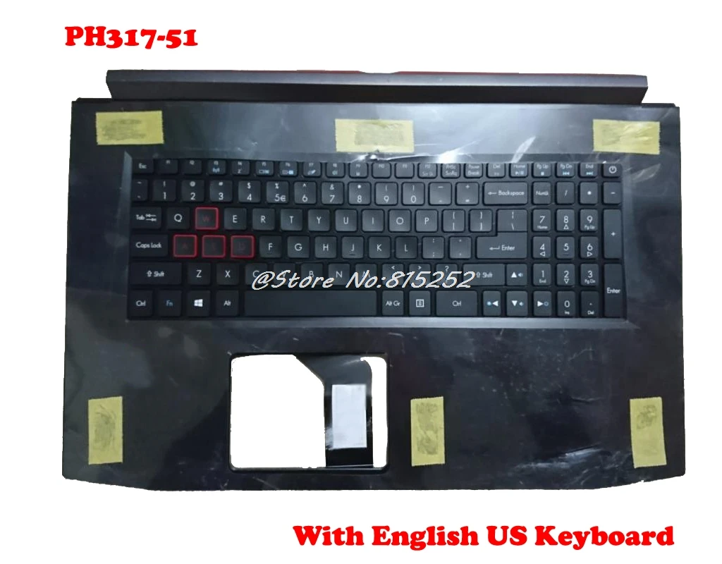 Упор для рук и Клавиатура США ACER Predator Helios серии 300 PH317 51 Новинка 95% VX15 VX5 591G 6B. GM1N2.001
