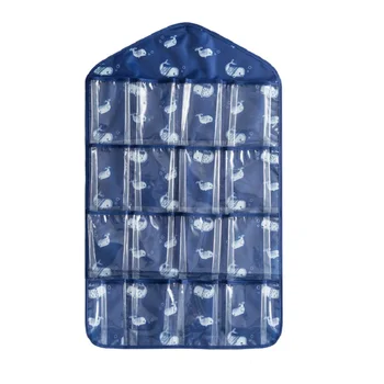 

16 Pockets Hanging Storage Bag Jewelry Hanger Oxford Cloth Holder Bag Pouch Sundries Makeup Organizer Case