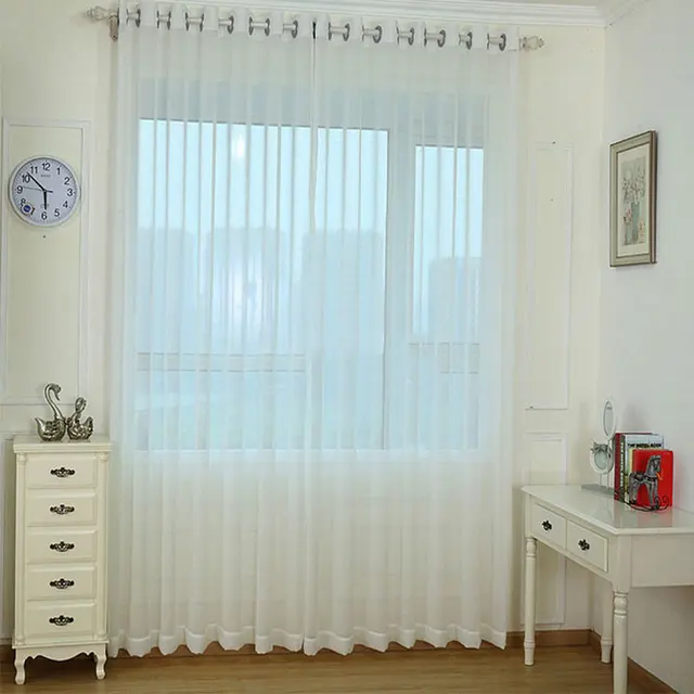 Japanse stijl tule gordijnen voor woonkamer transparante windows ... Japanse stijl tule gordijnen voor woonkamer transparante windows ...
