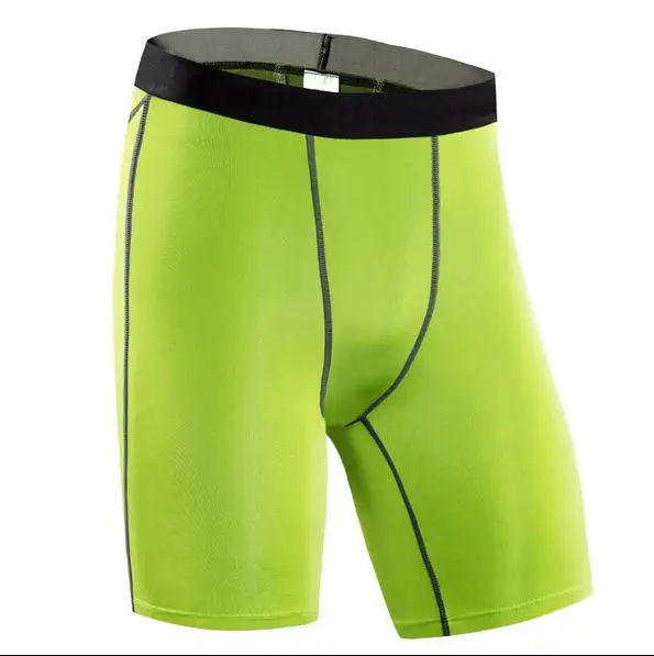 Хит, уличные летние спортивные шорты для спортзала, бега, баскетбола, леггинсы для фитнеса, обтягивающие шорты для бодибилдинга - Цвет: Зеленый