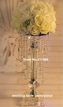 

free shipping (but africa 530 usd will be add ),tall flower vase crystal centerpieces for wedding