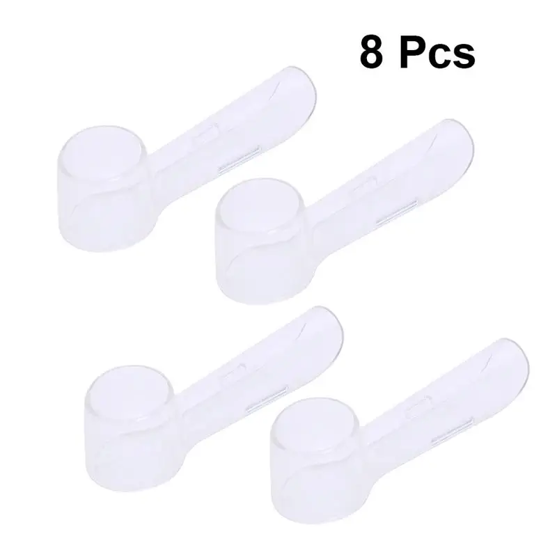 

8pcs Hygienic Protective Cover Caps Toothbrush Heads Travel More Sanitary Keep Germs Dust Away Electric Toothbrush Cover