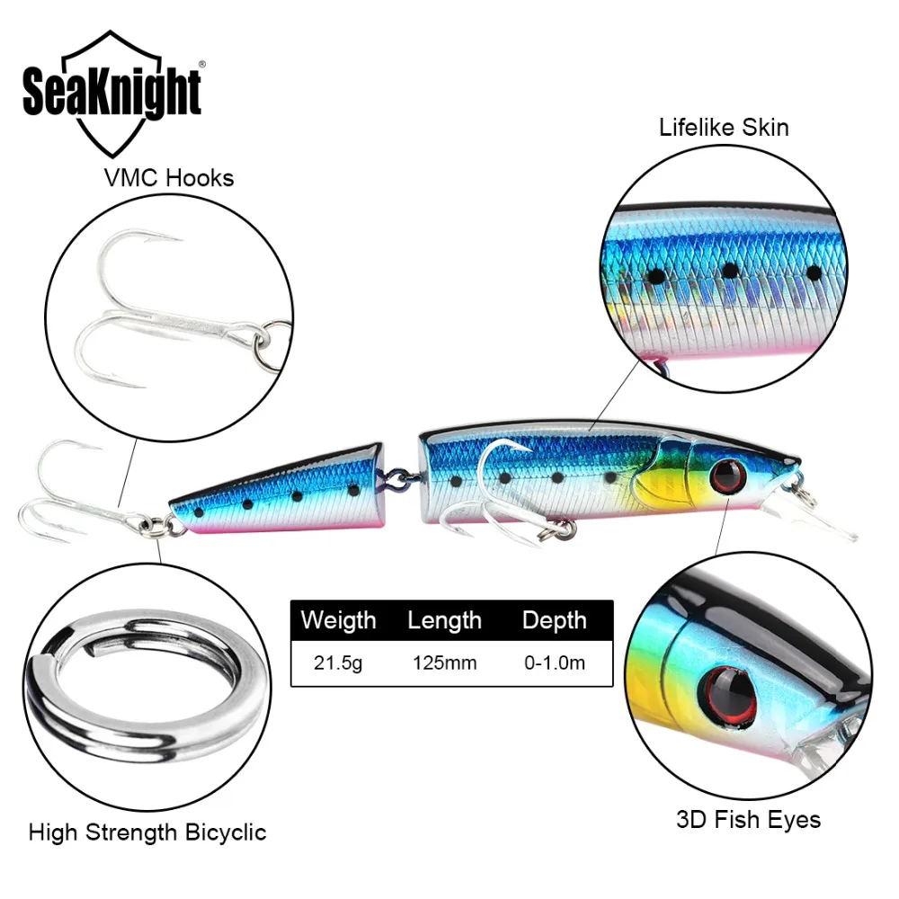 Minnow Fishing Lure Seaknight  Seaknight Fishing Fish Lures - 1pc Sk005  Minnow 13g - Aliexpress